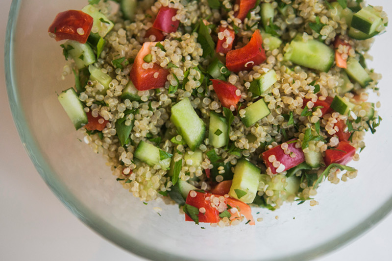 Israeli Quinoa Salad